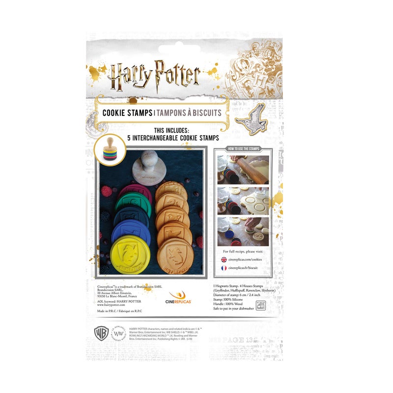 Cinereplicas Harry Potter - Cookie Stamps - Set of 5 - Official - All Hogwarts House - Image 4